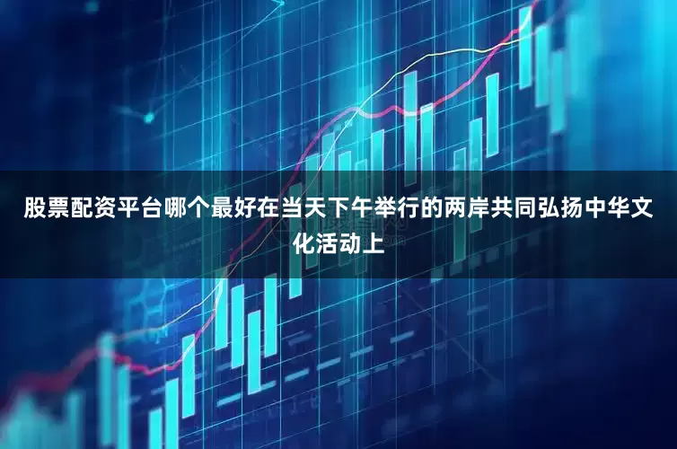 股票配资平台哪个最好在当天下午举行的两岸共同弘扬中华文化活动上