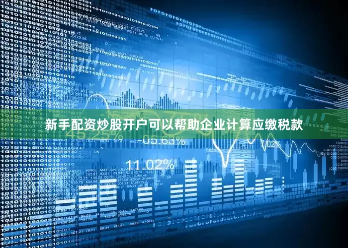 新手配资炒股开户可以帮助企业计算应缴税款